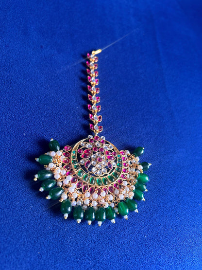 Grand Bridal Beads tikka