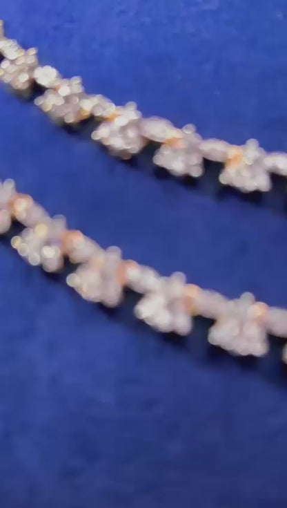 Floral Hanging Diamond Replica Bridal Earchain