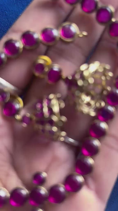 Red Kundan Necklace